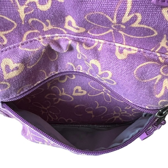 Wild Fable Purple Flower Backpack Purse - Picture 4 of 6